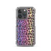 Neon Leopard iPhone Clear Case