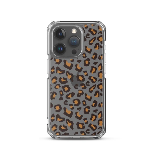 Seamless Leopard iPhone Clear Case