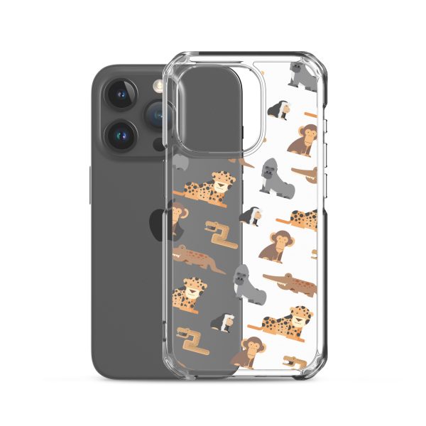 African Jungle Animals iPhone Clear Case