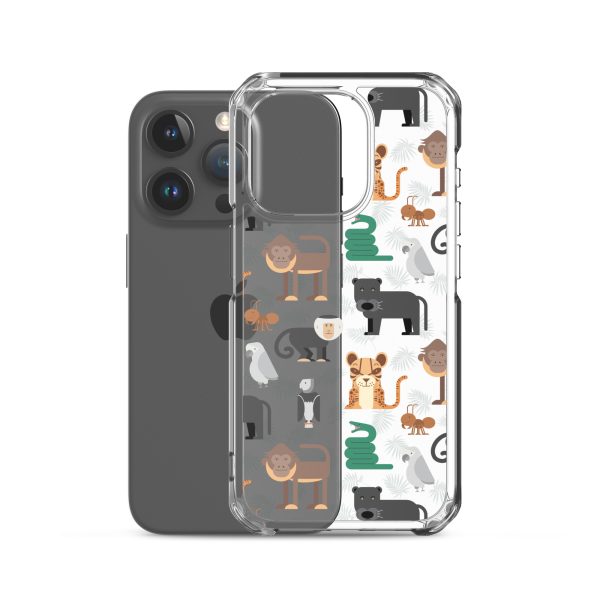 Amazon Jungle Animals iPhone Clear Case