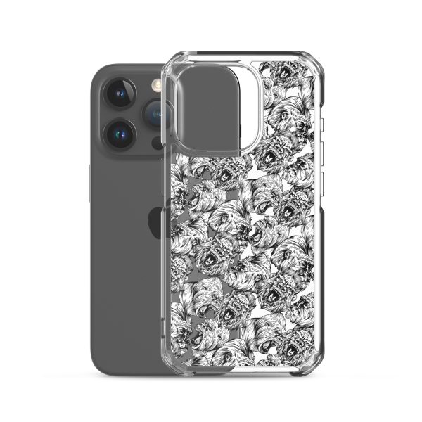 Angry Gorillas iPhone Clear Case