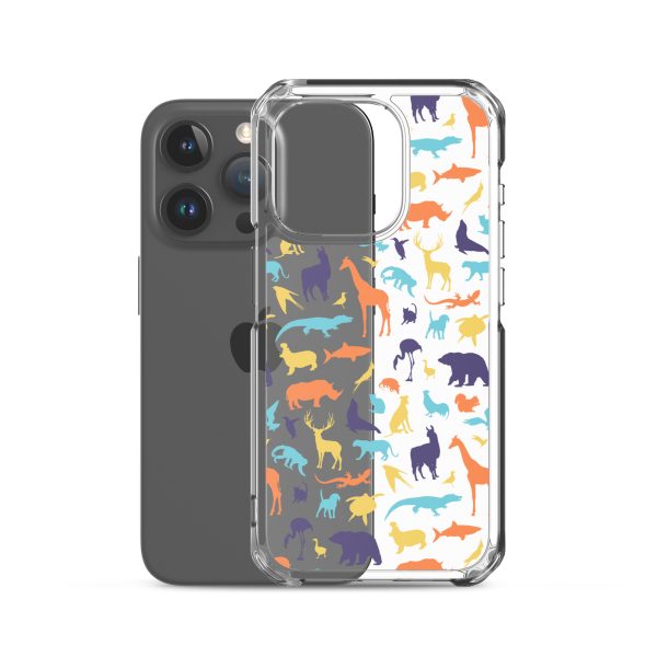 Animal Silhouette iPhone Clear Case