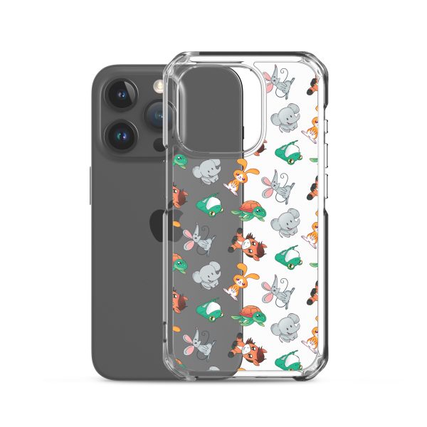 Cute Animals iPhone Clear Case