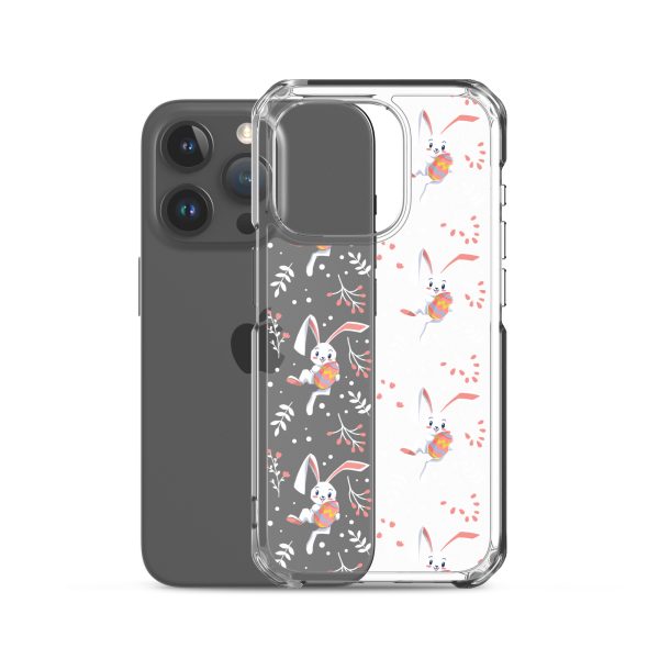 Cute Easter Rabbit iPhone Clear Case