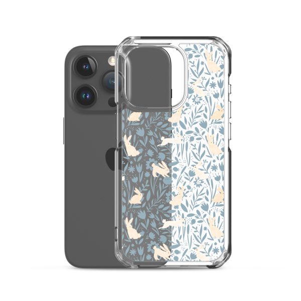 Easter Hopping Bunnies iPhone Clear Case