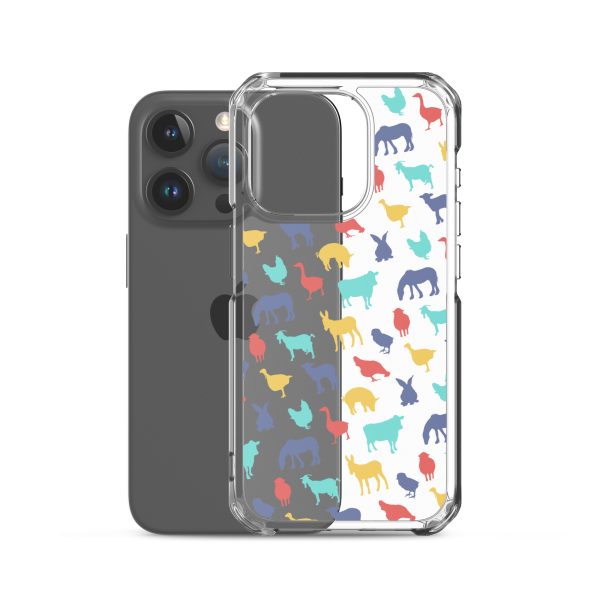 Farm Animals iPhone Clear Case