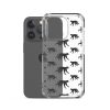 Monkey Silhouette iPhone Clear Case