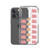 Pink Bunnies iPhone Clear Case