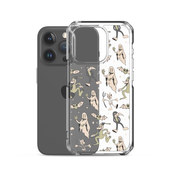 Spooky Vintage Halloween iPhone Clear Case
