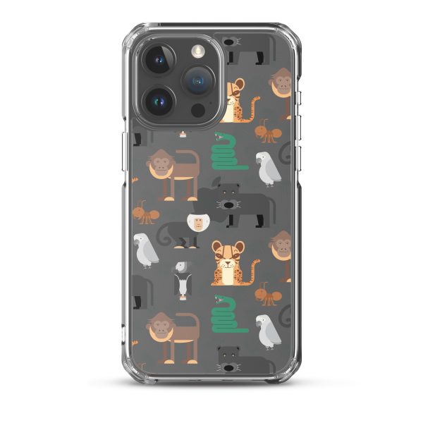 Amazon Jungle Animals iPhone Clear Case