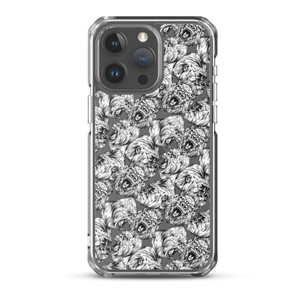 Angry Gorillas iPhone Clear Case