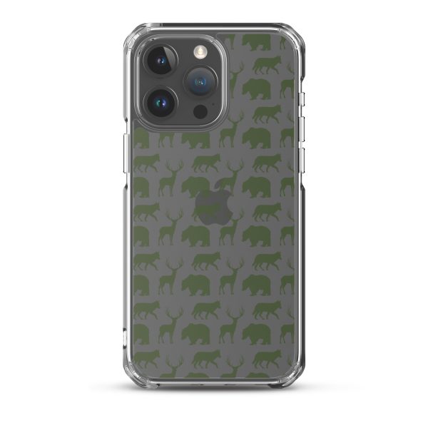Animals Silhouette iPhone Clear Case