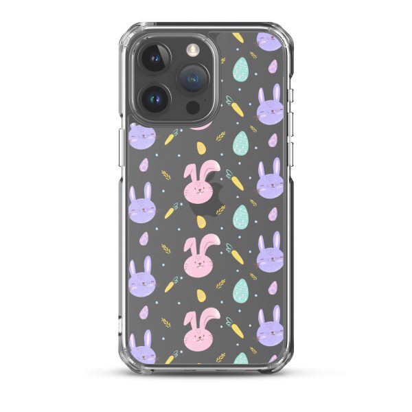 Cute Easter Bunnies iPhone Clear Case