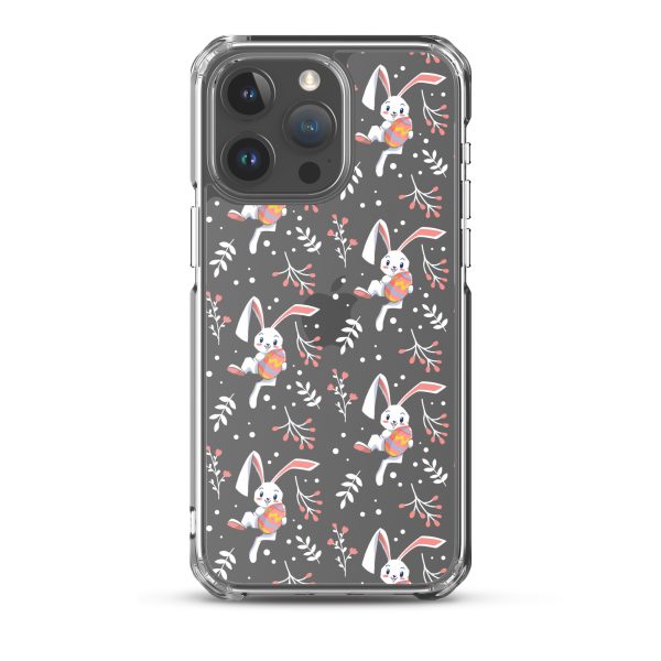 Cute Easter Rabbit iPhone Clear Case