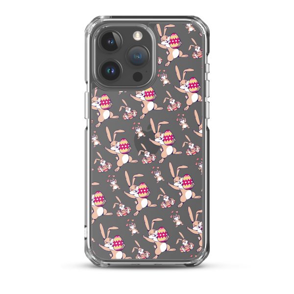 Easter Bunny With Egg iPhone Clear Case