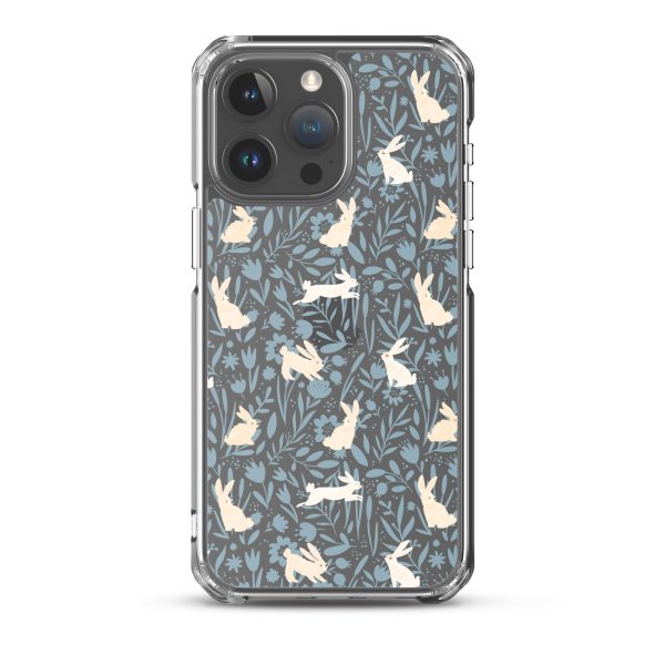 Easter Hopping Bunnies iPhone Clear Case