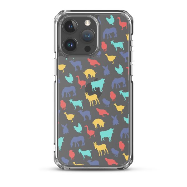 Farm Animals iPhone Clear Case