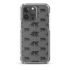 Monkey Silhouette iPhone Clear Case