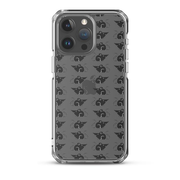 Rat Silhouette iPhone Clear Case