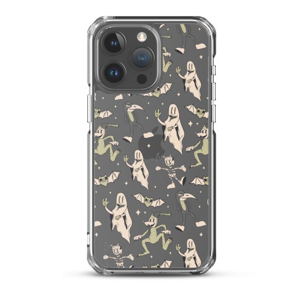Spooky Vintage Halloween iPhone Clear Case