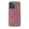 Leopard Heart Print iPhone Clear Case