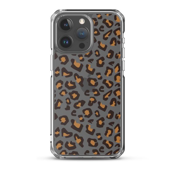 Seamless Leopard iPhone Clear Case