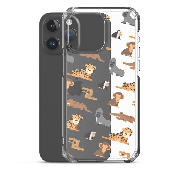 African Jungle Animals iPhone Clear Case