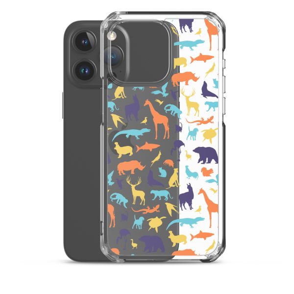 Animal Silhouette iPhone Clear Case