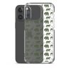 Animals Silhouette iPhone Clear Case