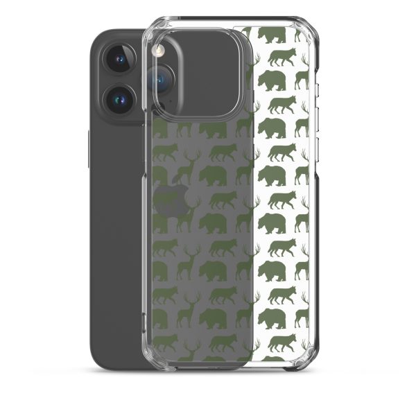 Animals Silhouette iPhone Clear Case