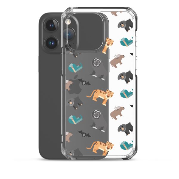 Asian Jungle Animals iPhone Clear Case