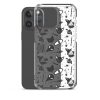Black and White Halloween iPhone Clear Case