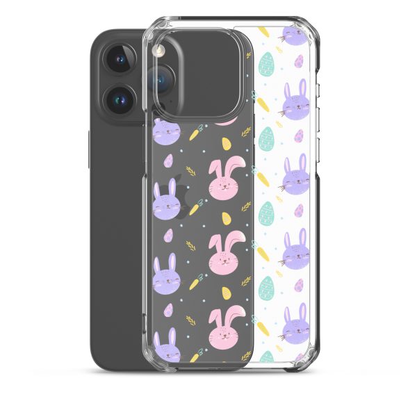 Cute Easter Bunnies iPhone Clear Case