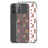 Cute Teddy Bear iPhone Clear Case