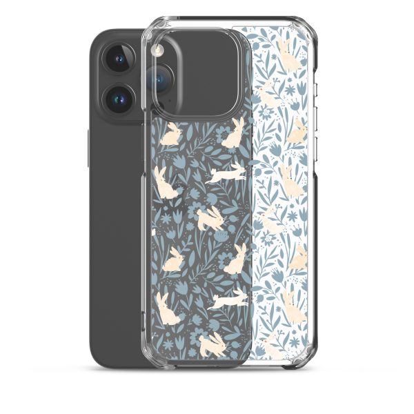 Easter Hopping Bunnies iPhone Clear Case