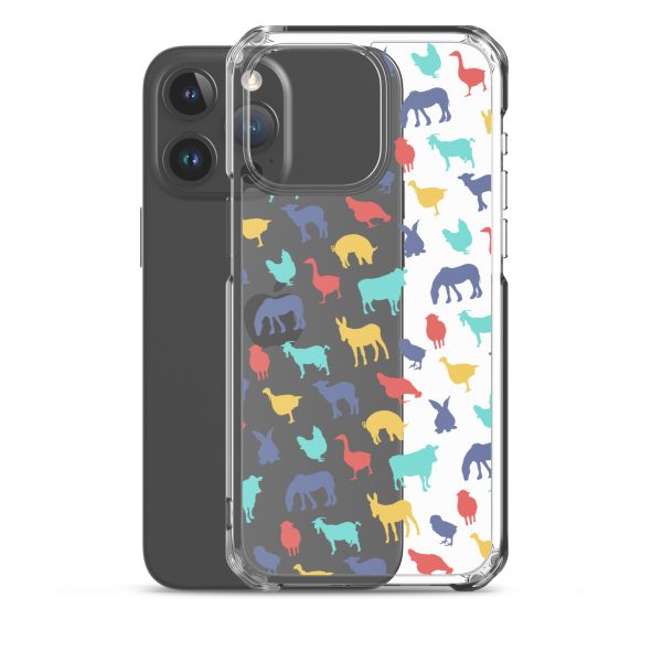 Farm Animals iPhone Clear Case
