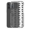 Rat Silhouette iPhone Clear Case