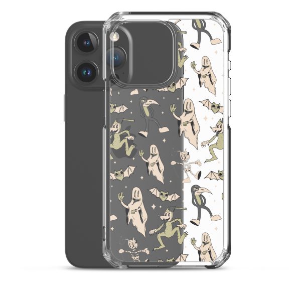 Spooky Vintage Halloween iPhone Clear Case