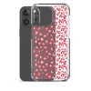 Leopard Heart Print iPhone Clear Case