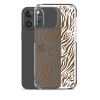 Tiger Print iPhone Clear Case