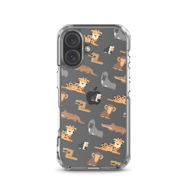 African Jungle Animals iPhone Clear Case