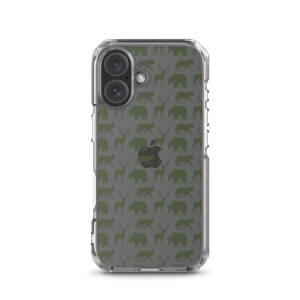 Animals Silhouette iPhone Clear Case