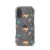 Asian Jungle Animals iPhone Clear Case