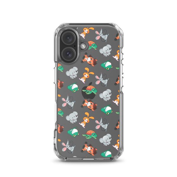 Cute Animals iPhone Clear Case