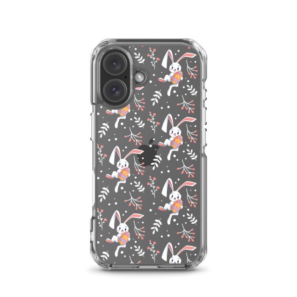 Cute Easter Rabbit iPhone Clear Case