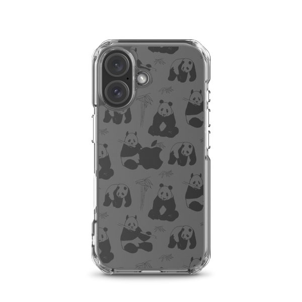 Panda Bears Bamboo iPhone Clear Case