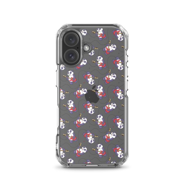 Panda Guitarist iPhone Clear Case
