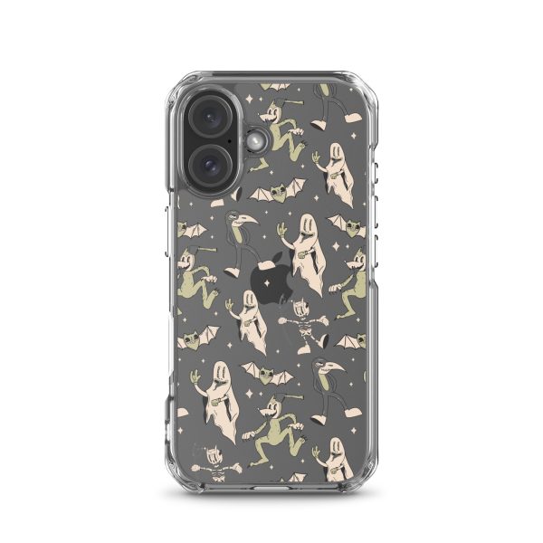 Spooky Vintage Halloween iPhone Clear Case