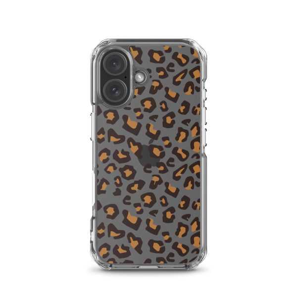 Seamless Leopard iPhone Clear Case