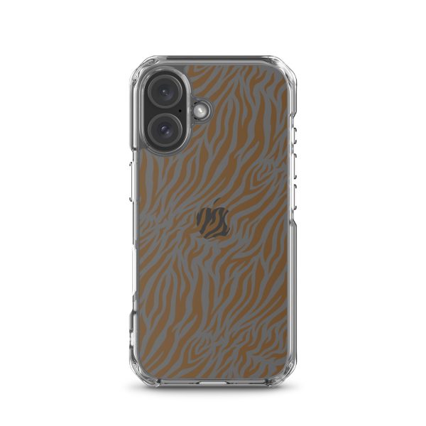 Tiger Print iPhone Clear Case